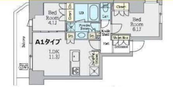 クレストコート上野の物件間取画像